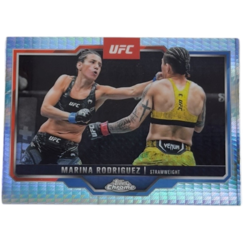 2025 Topps Chrome UFC MARINA RODRIGUEZ #145 Geometric Refractor JMP2